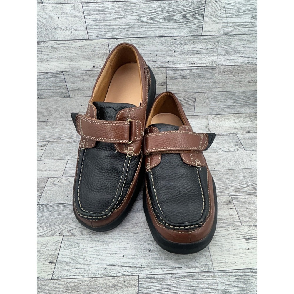 Dr Comfort Mike 8660 Mens Black Brown Leather Orthopedic Loafers Shoes 9.5 M